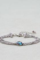 American Eagle Outfitters Ae Abalone Stone Silver Multi