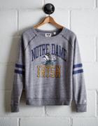 Tailgate Women's Notre Dame Varsity Sweatshirt
