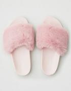 American Eagle Outfitters Ae Faux Fur Slide Sandal