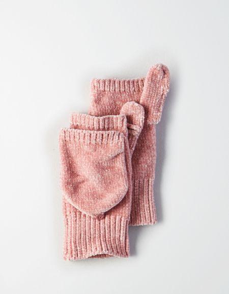 American Eagle Outfitters Ae Chenille Flip Mitten
