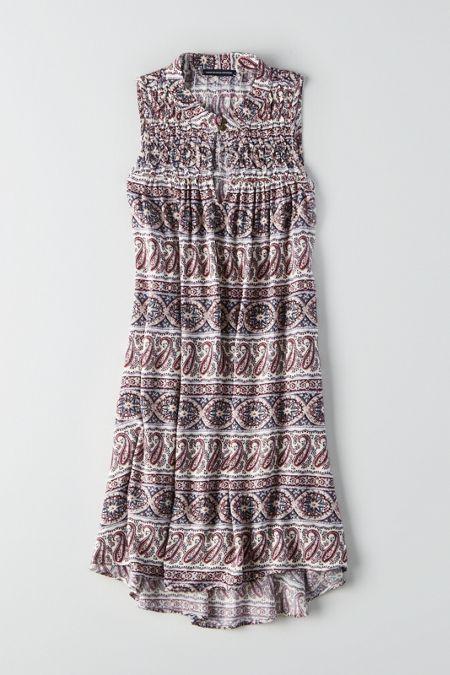 American Eagle Outfitters Ae Sleeveless Keyhole Dress