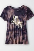 American Eagle Outfitters Ae Metallic Graphic T-shirt