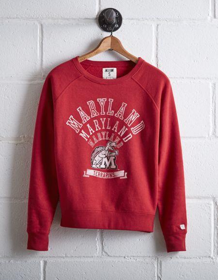 Tailgate Women's Maryland Terrapins Crew Sweatshirt