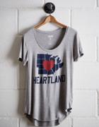 Tailgate Women's Wisconsin Scoop Neck Tee