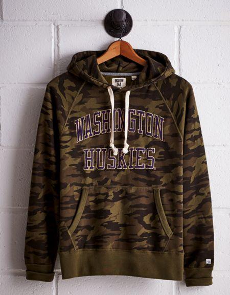 Tailgate Men's Washington Camo Hoodie