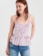 American Eagle Outfitters Ae Soft & Sexy Lace-up Cami