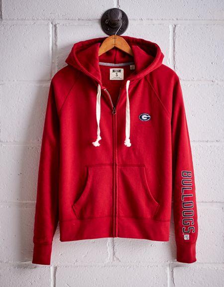 Tailgate Women's Georgia Bulldogs Zip-up Hoodie
