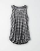 American Eagle Outfitters Ae Striped Favorite Scoop Neck Tank Top