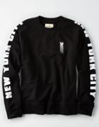 American Eagle Outfitters Ae Nyc Crew Neck Sweatshirt