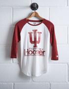 Tailgate Women's Indiana Hoosiers Baseball Shirt