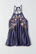 American Eagle Outfitters Ae Embroidered Cami