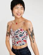 American Eagle Outfitters Ae Floral Bralette Crop Top