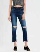 American Eagle Outfitters Ae Denim X High-waisted Crop Flare Jean