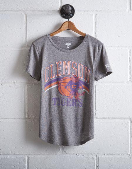 Tailgate Women's Clemson Tigers Basketball T-shirt