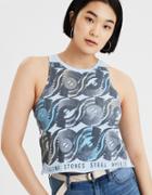 American Eagle Outfitters Ae X Stones Steel Wheels Tank Top