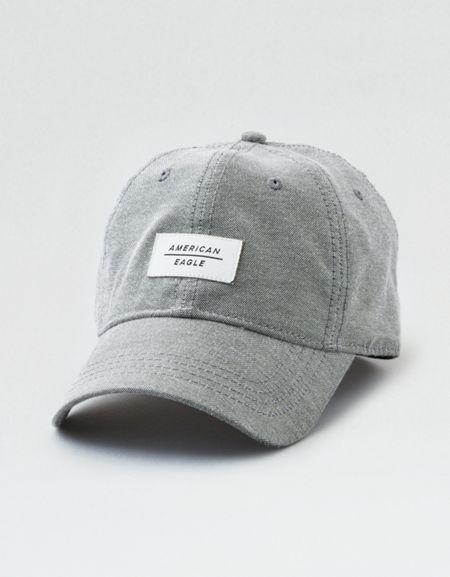 American Eagle Outfitters Ae Chambray Patch Strapback