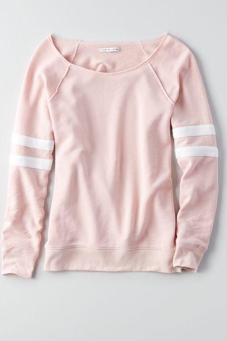 American Eagle Outfitters Ae Off-the-shoulder Sweatshirt