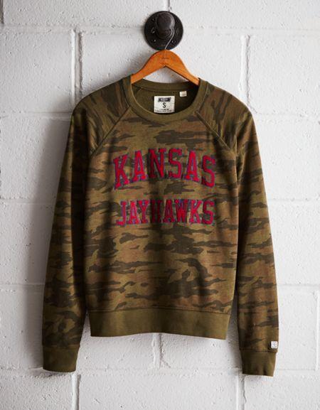 Tailgate Women's Kansas Camo Fleece Sweatshirt