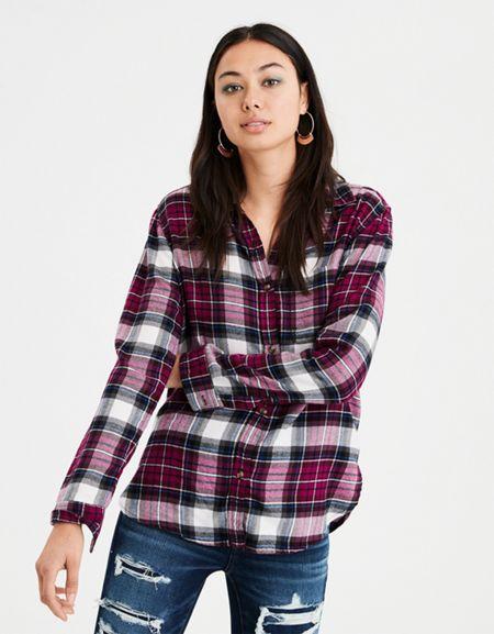American Eagle Outfitters Ae Ahhmazingly Soft Boyfriend Top