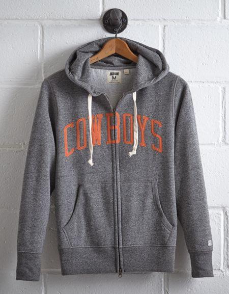 Tailgate Men's Osu Cowboys Zip Hoodie
