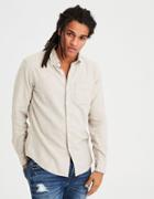 American Eagle Outfitters Ae Brushed Twill Button-down Shirt
