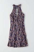 American Eagle Outfitters Ae Lace-up Front Shift Dress