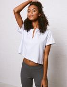 American Eagle Outfitters Don?t Ask Why Cropped Zip-up T-shirt