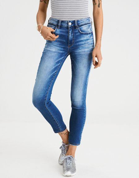 American Eagle Outfitters Ae Super Soft High-waisted Jegging Crop
