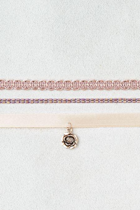 American Eagle Outfitters Ae Blush Chokers 3-pack