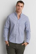 American Eagle Outfitters Ae Stripe Core Flex Shirt