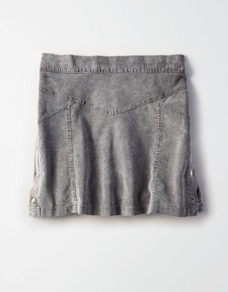 American Eagle Outfitters Don't Ask Why Corduroy Side Snap Skirt