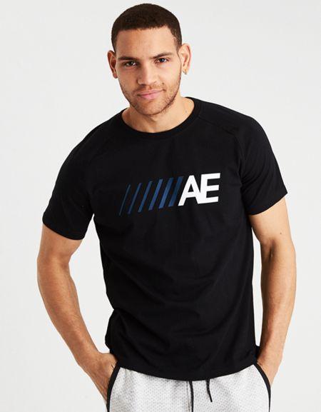 American Eagle Outfitters Ae Active Side Vent Flex T-shirt
