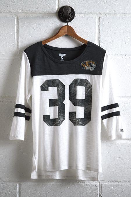 Tailgate Women's Missouri 3/4 Sleeve Jersey