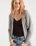 American Eagle Outfitters Ae Lace-up Shoulder Open Cardigan