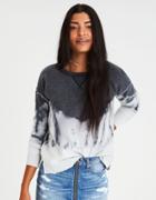 American Eagle Outfitters Ae Cozy Inside & Out Tie-dye Sweatshirt