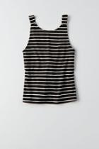American Eagle Outfitters Ae Ribbed Lace-up Tank