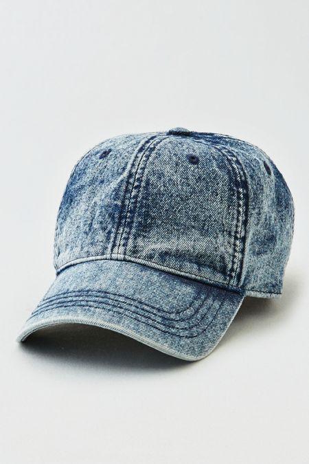 American Eagle Outfitters Ae Acid Wash Denim Baseball Cap