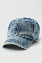 American Eagle Outfitters Ae Acid Wash Denim Baseball Cap