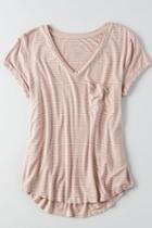 American Eagle Outfitters Ae Drapey Pocket T-shirt