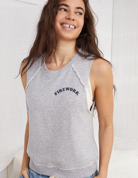 Aerie Fleece Tank