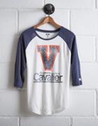 Tailgate Women's Uva Cavaliers Baseball Shirt