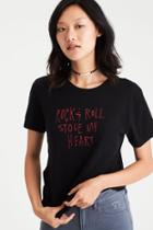 American Eagle Outfitters Ae Rock & Roll Graphic T-shirt