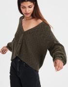 American Eagle Outfitters Ae Cropped Balloon Sleeve Cardigan