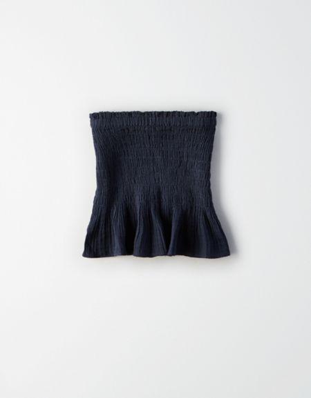 American Eagle Outfitters Ae Smocked Bandeau Tube Top