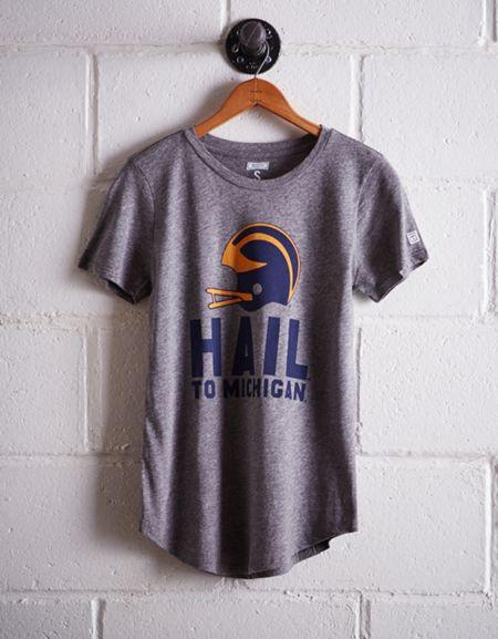 Tailgate Women's Hail To Michigan T-shirt