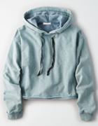 American Eagle Outfitters Don't Ask Why Boxy Crop Hoodie