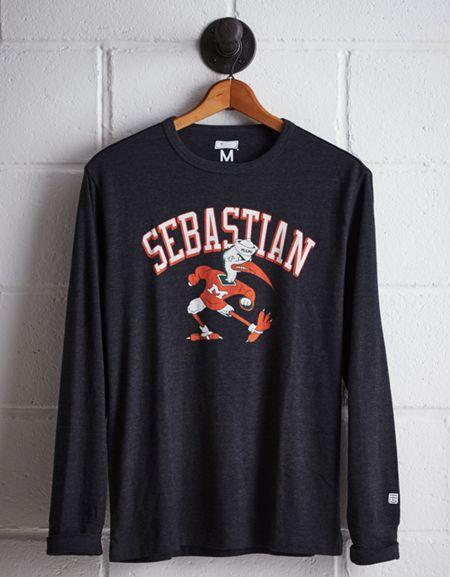 Tailgate Men's Miami Long Sleeve T-shirt