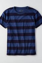 American Eagle Outfitters Ae Stripe Short Sleeve Crew T-shirt