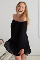 Aerie Off-the-shoulder Ruffle Dress