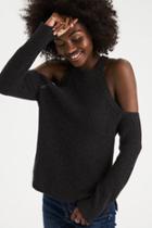 American Eagle Outfitters Ae Slouchy Cold Shoulder Sweater
